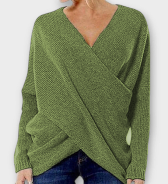 Heidi | Przeplatany sweter