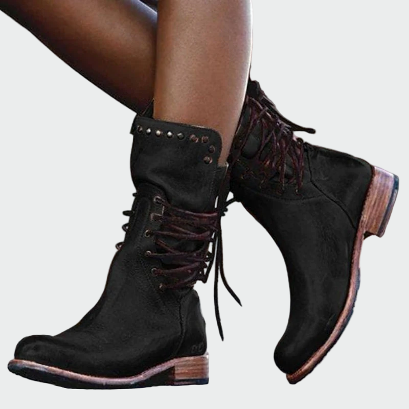 Skórzane buty na sznurowanie