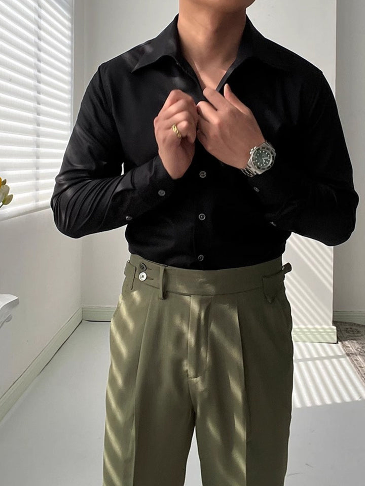 Koszulka V-Neck Athletic Włoskie Old Money z Bambusa