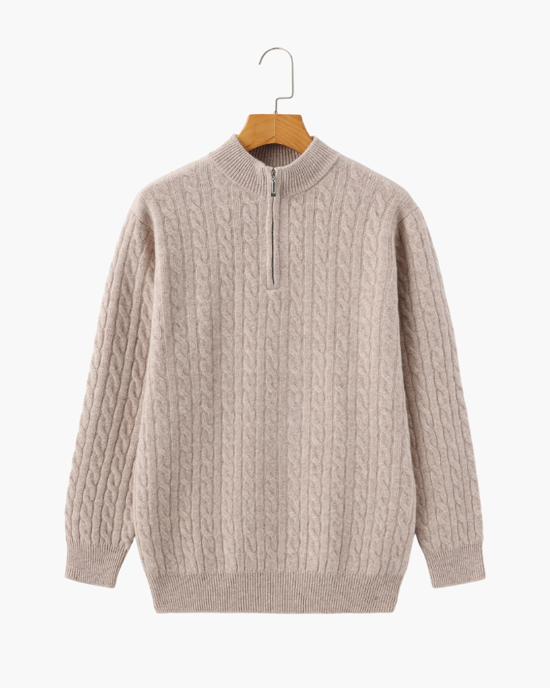 Pulower z zamkiem polo