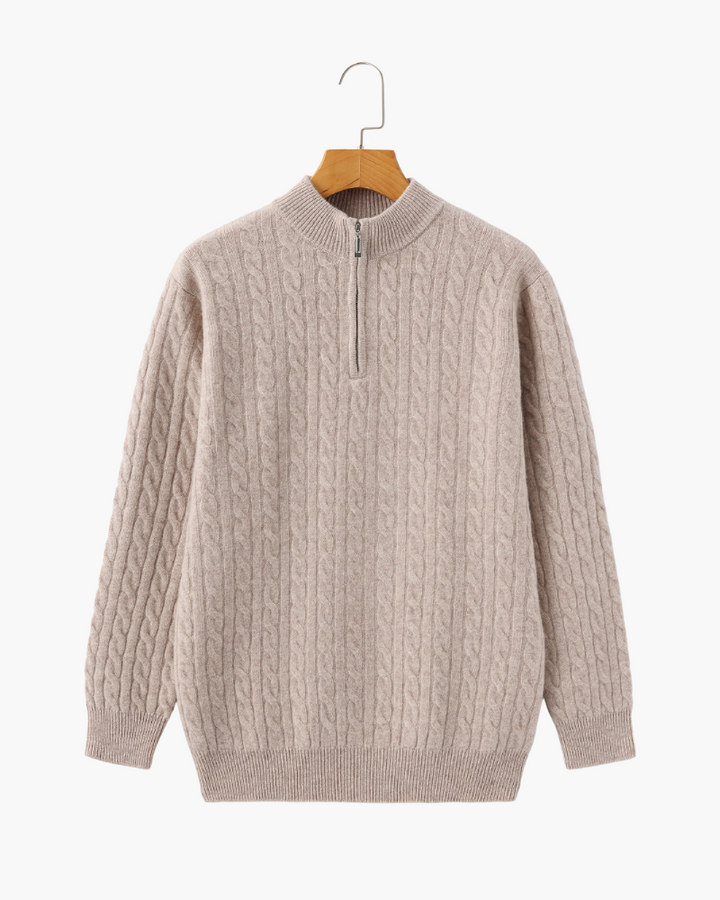 Pulower z zamkiem polo
