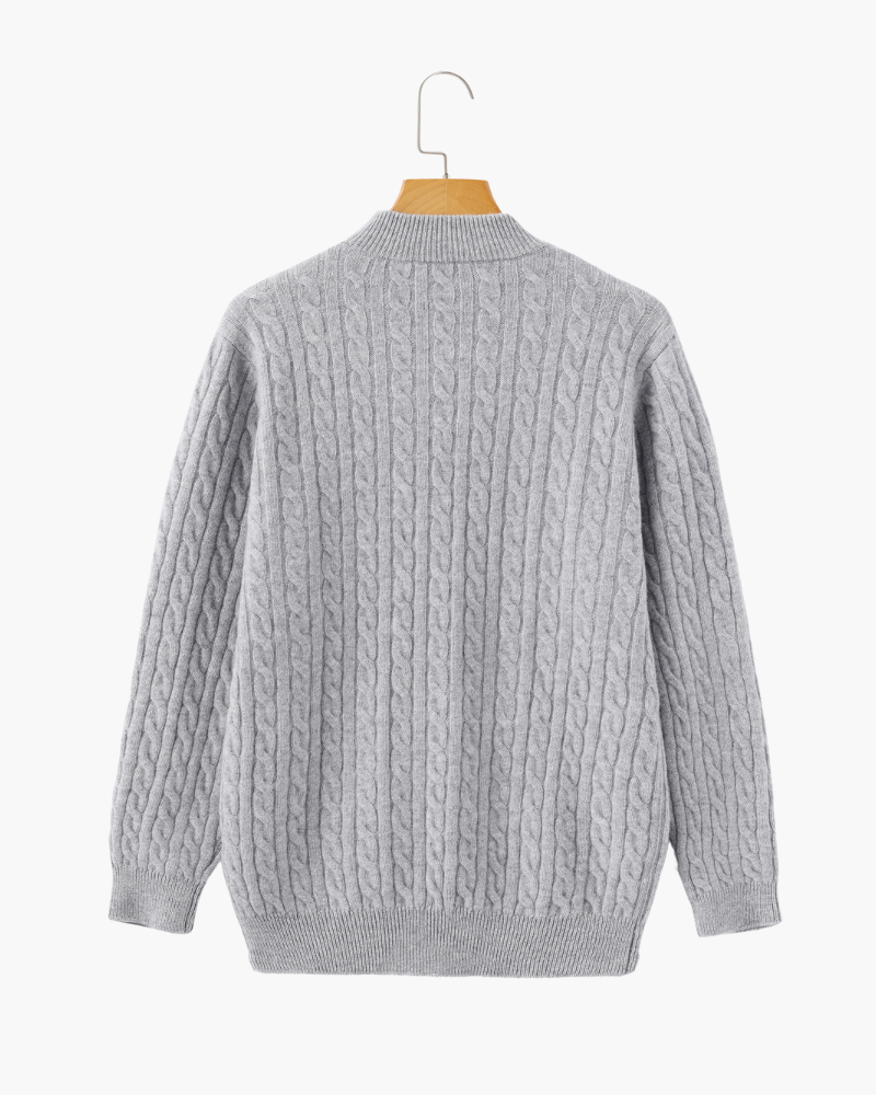Pulower z zamkiem polo