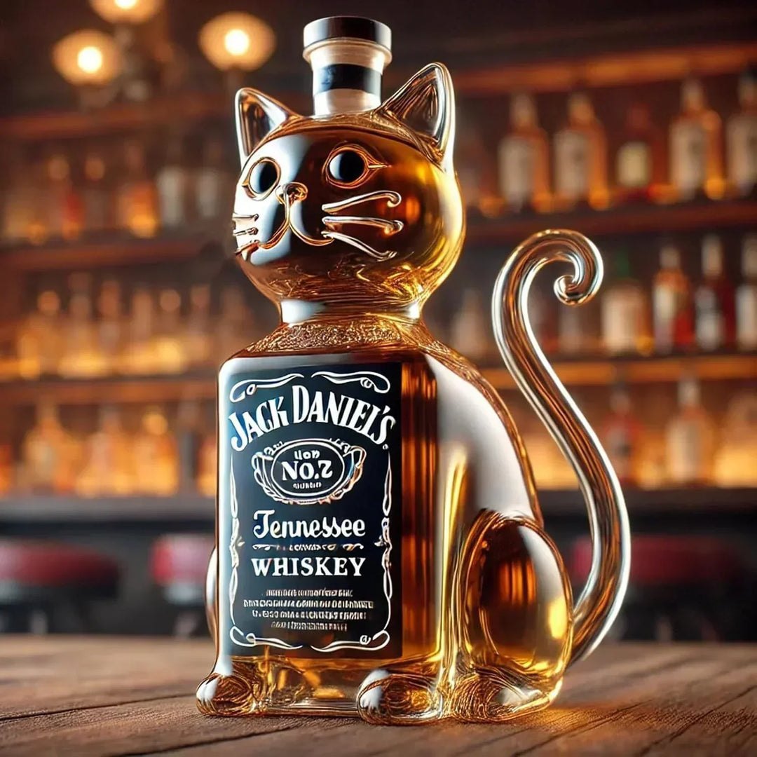 Butelka whisky - Edycja Kot