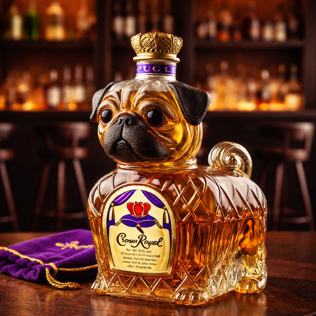 Butelka Whisky - Edycja Francuski Bulldog