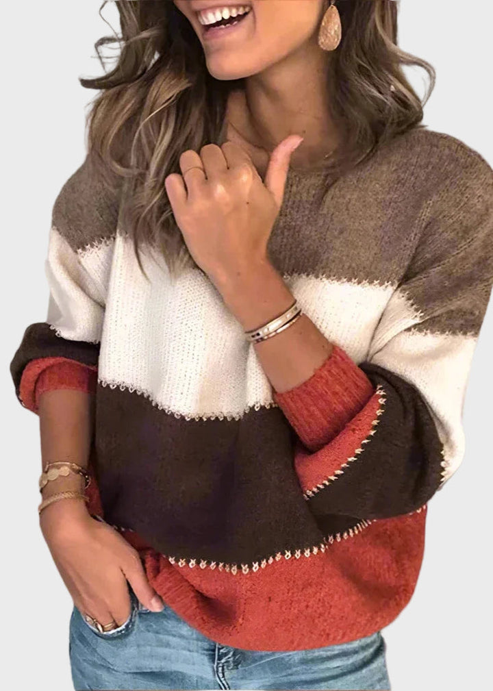 Wygodny sweter z wysokim kołnierzem