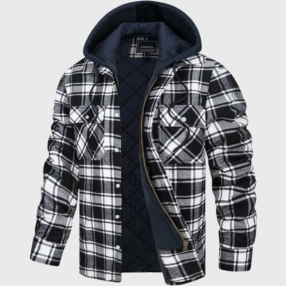 Stone | Pikowana Bluza z Kapturem