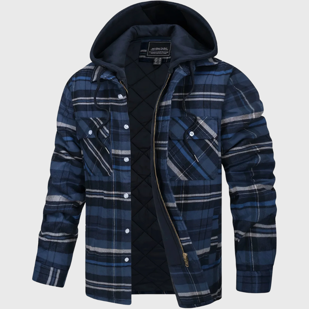 Stone | Pikowana Bluza z Kapturem