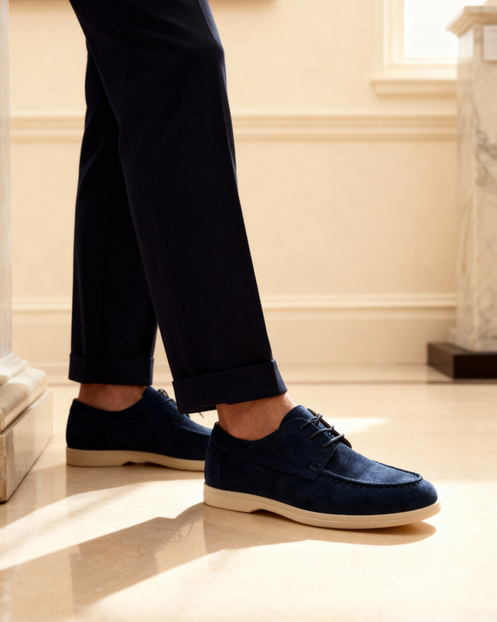 Premium Zamszowe Buty z Sznurówkami