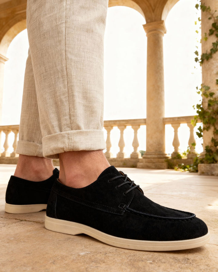 Premium Zamszowe Buty z Sznurówkami