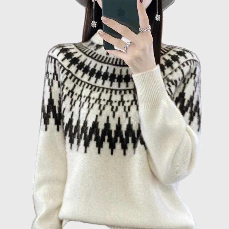 Sarina | Wygodny Sweter z Golfem