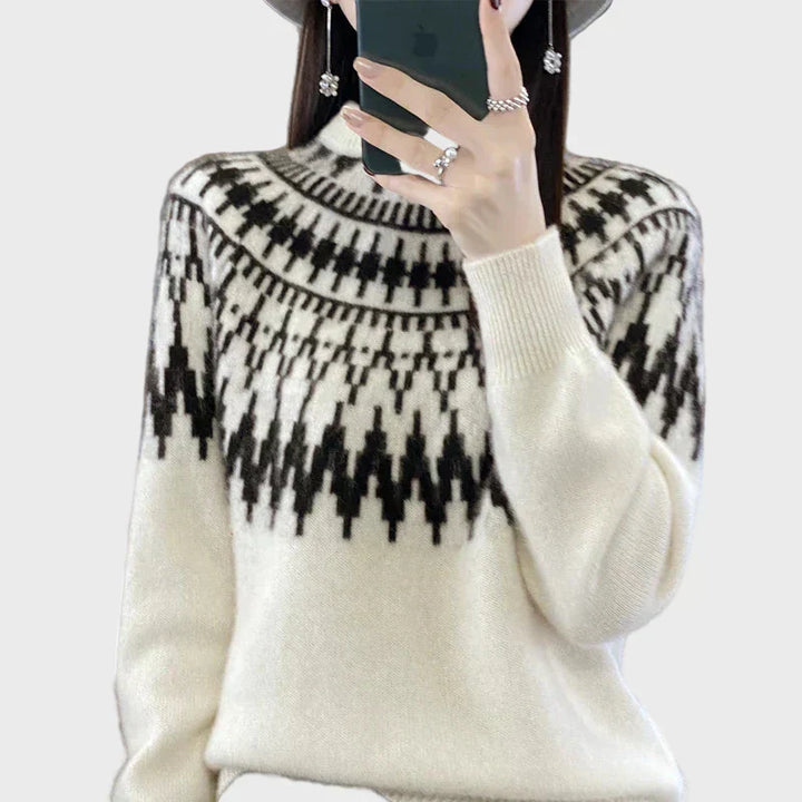 Sarina | Wygodny Sweter z Golfem