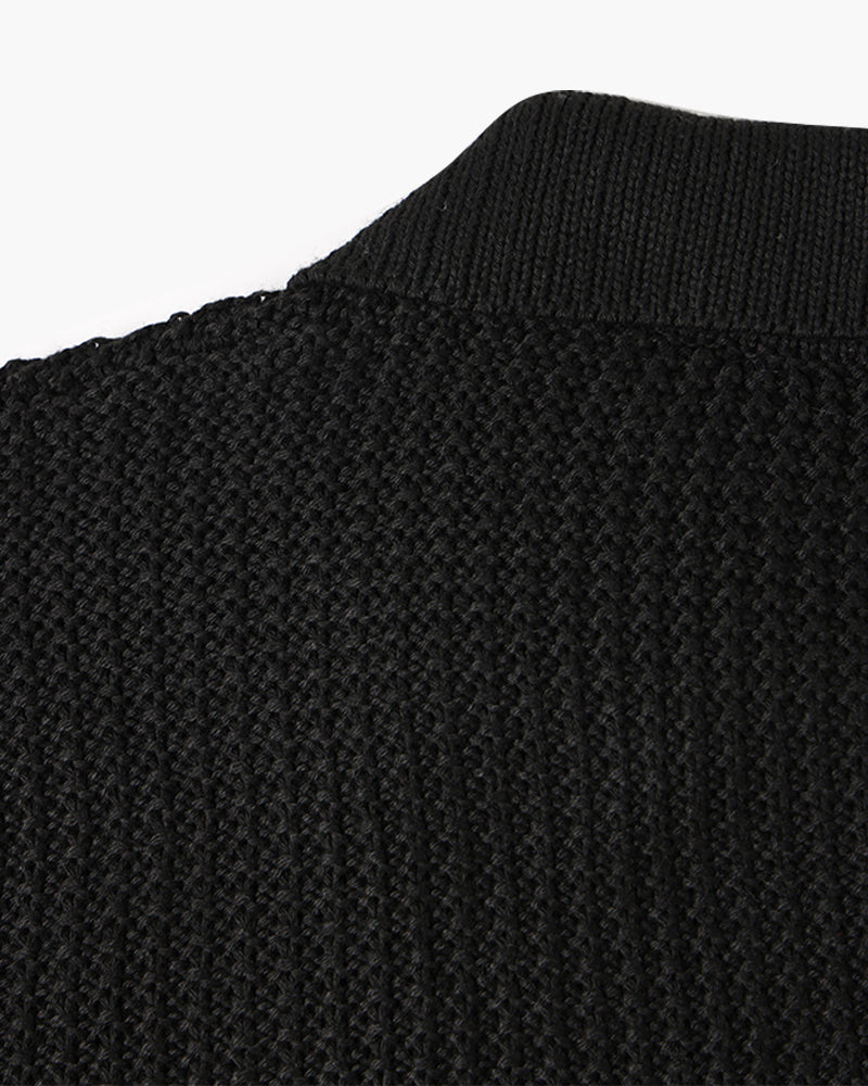 GONGJU Sweter z zamkiem