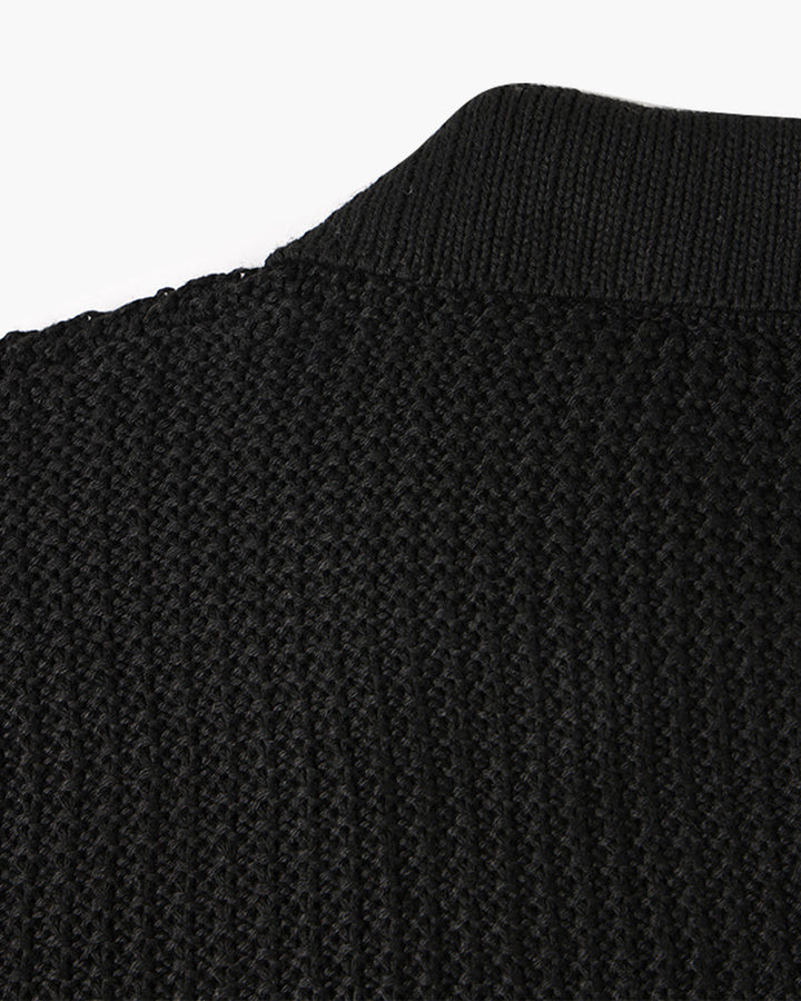 GONGJU Sweter z zamkiem