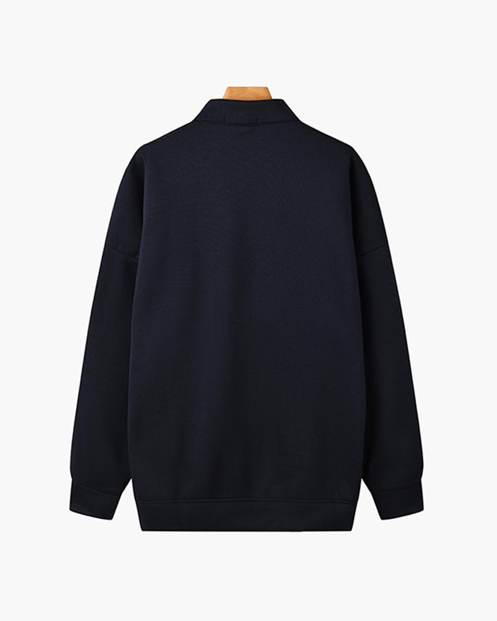 MONTE CARLO Pulowr Vintage z Polo Zipem