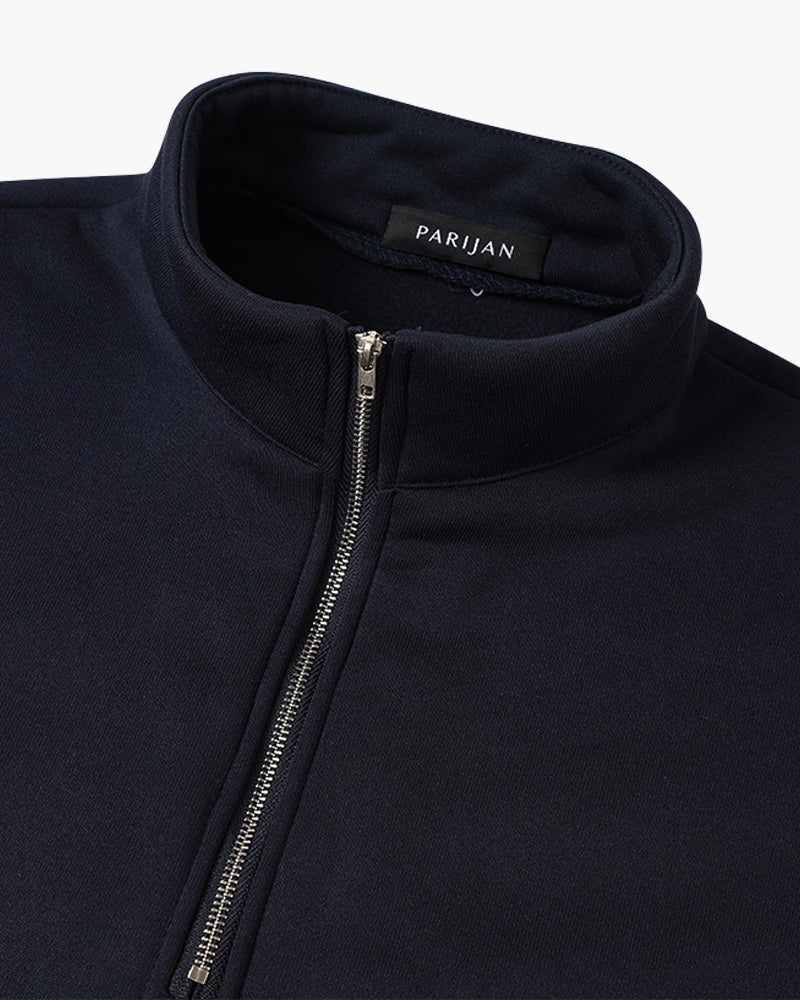 MONTE CARLO Pulowr Vintage z Polo Zipem