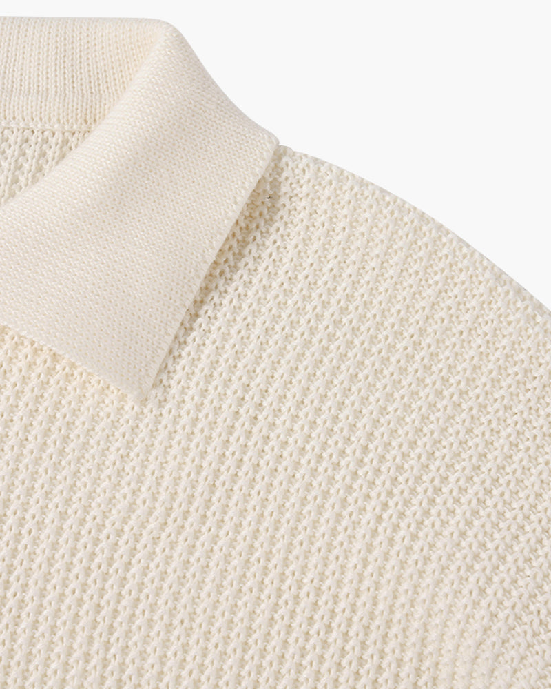GONGJU Sweter z zamkiem