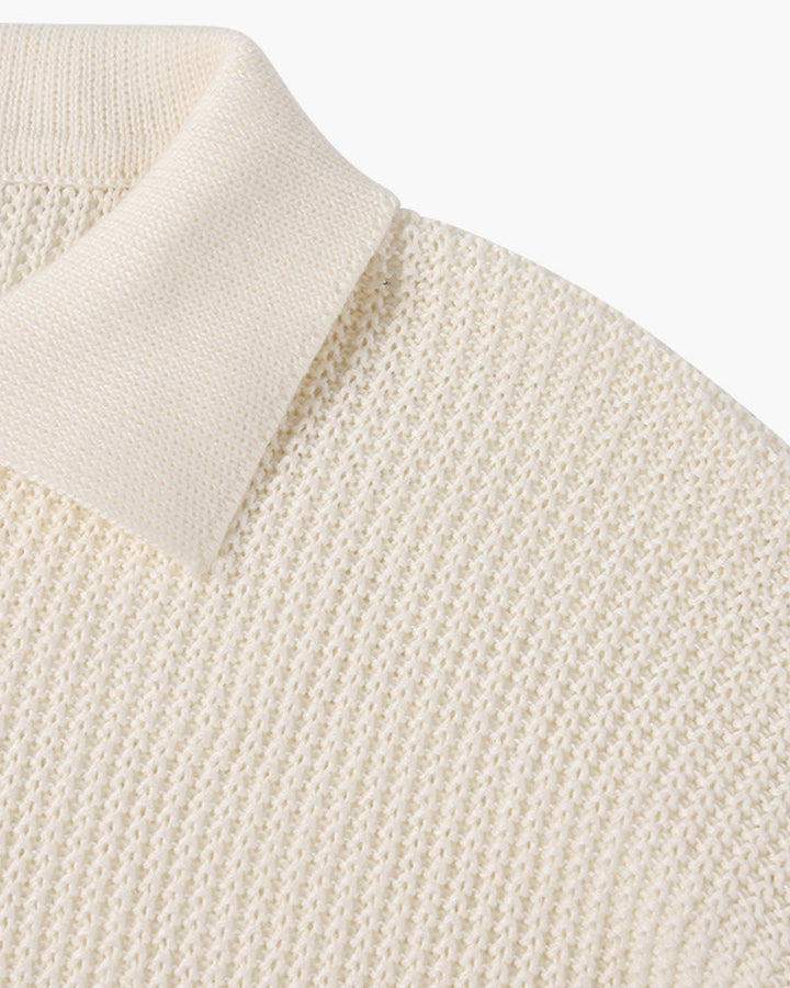 GONGJU Sweter z zamkiem