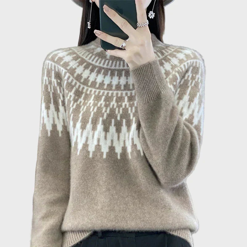 Sarina | Wygodny Sweter z Golfem