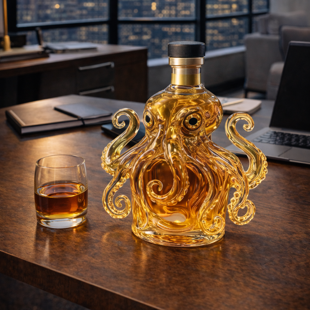 Butelka whisky - Edycja Ośmiornica