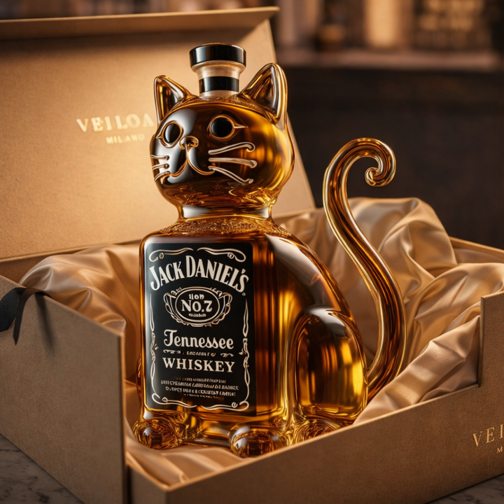 Butelka whisky - Edycja Kot