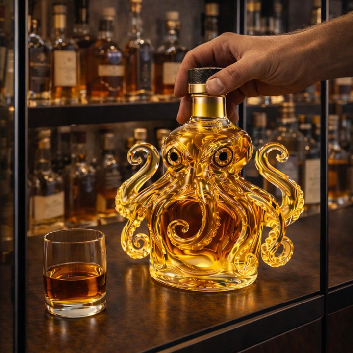 Butelka whisky - Edycja Ośmiornica