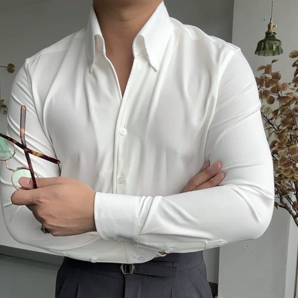 Koszulka V-Neck Athletic Włoskie Old Money z Bambusa