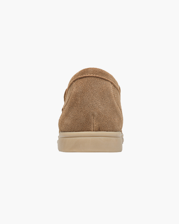 Luksusowe zamszowe loafersy