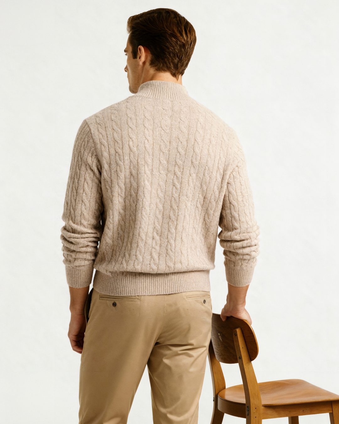 Pulower z zamkiem polo