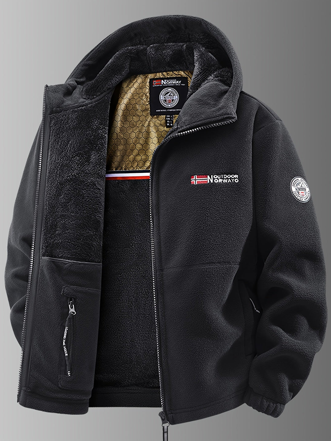 Huddy | Termo Fleece Kurtka Zimowa