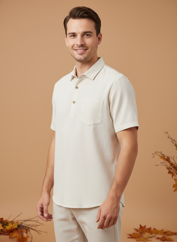 Casablanca - Lniané polo