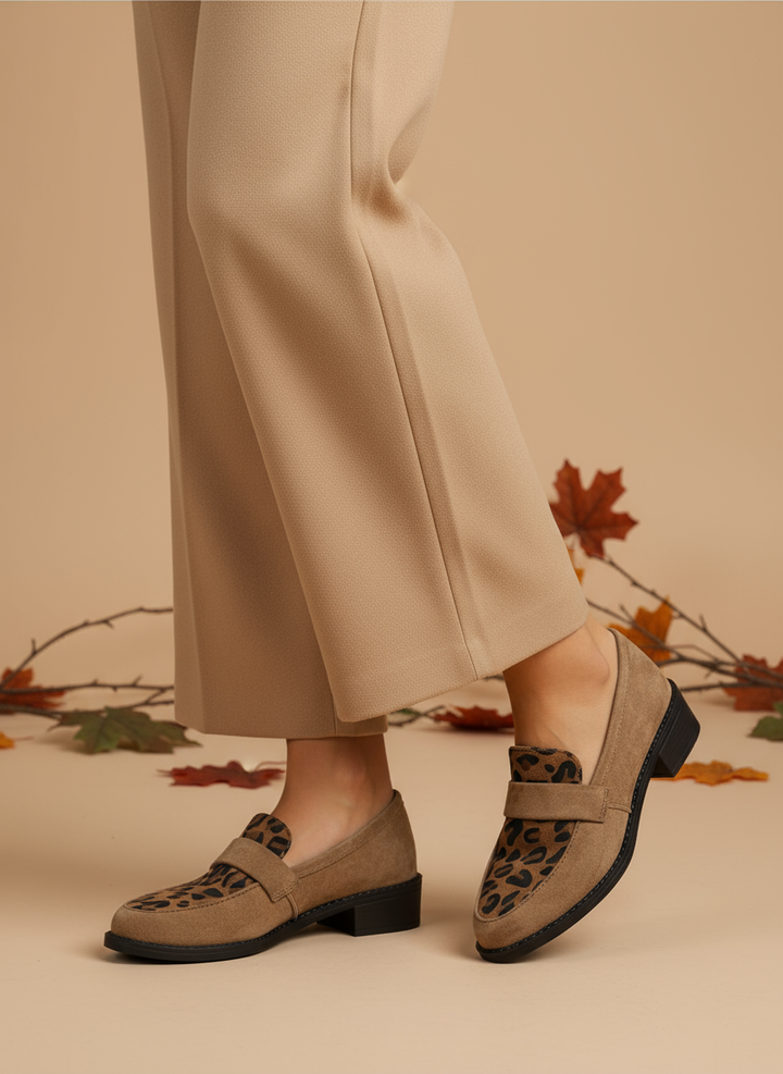 Eleganckie damskie buty w leoparda