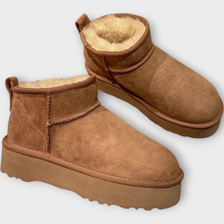 Wygodne Zamszowe Buty z Pluszowym Wykończeniem