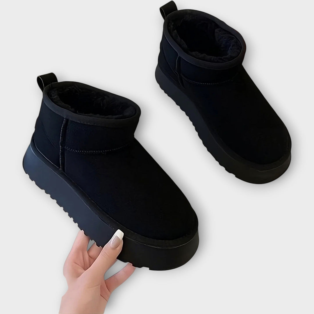 Wygodne Zamszowe Buty z Pluszowym Wykończeniem