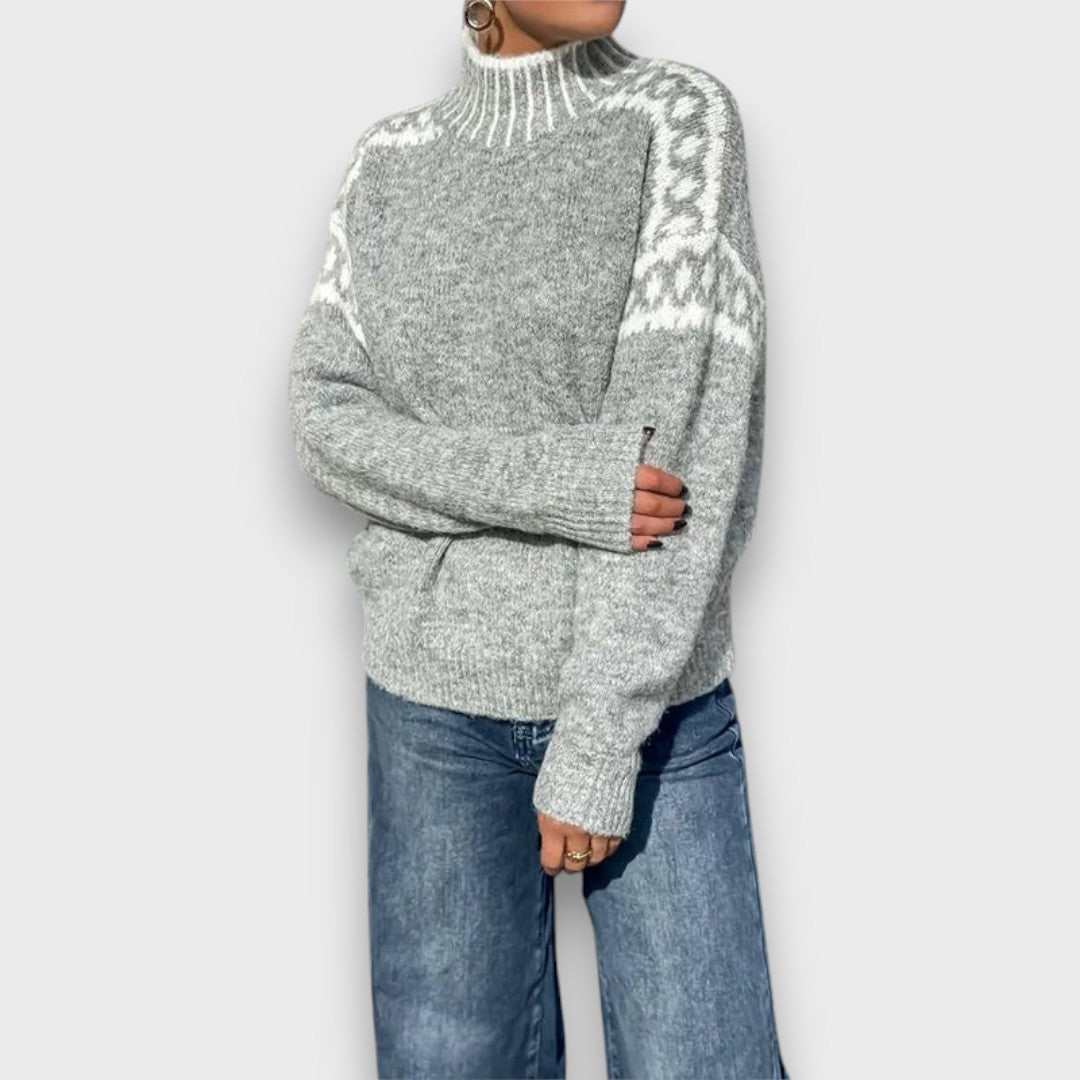 Rosalie | Premium Wełniany Nordycki Sweter