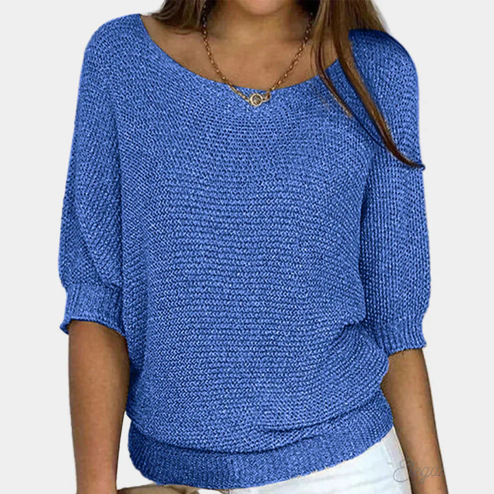 Elegancki Sweter Pleciony