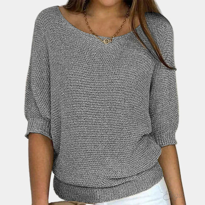 Elegancki Sweter Pleciony