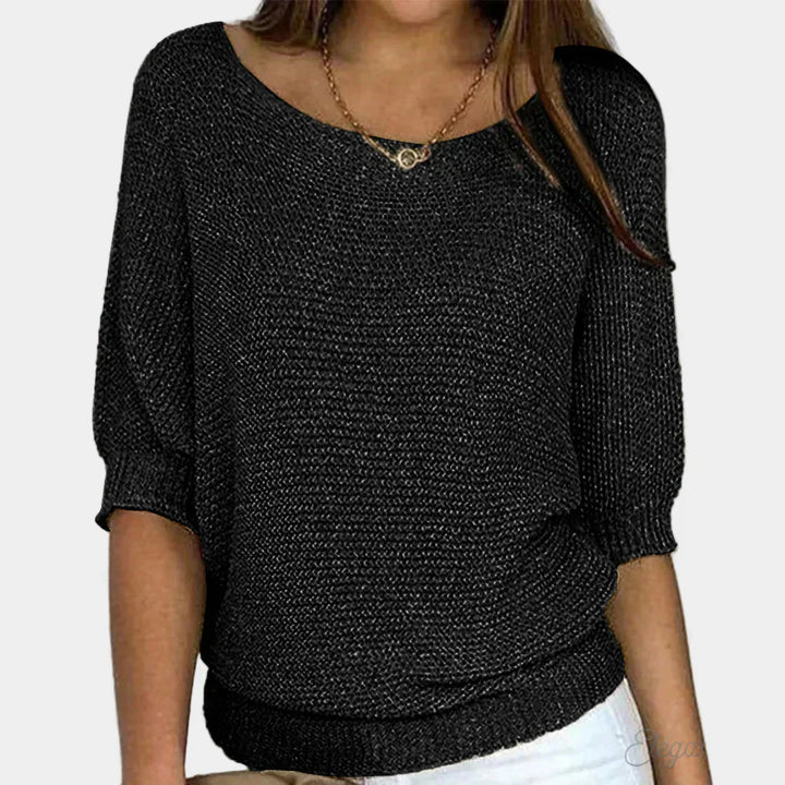 Elegancki Sweter Pleciony