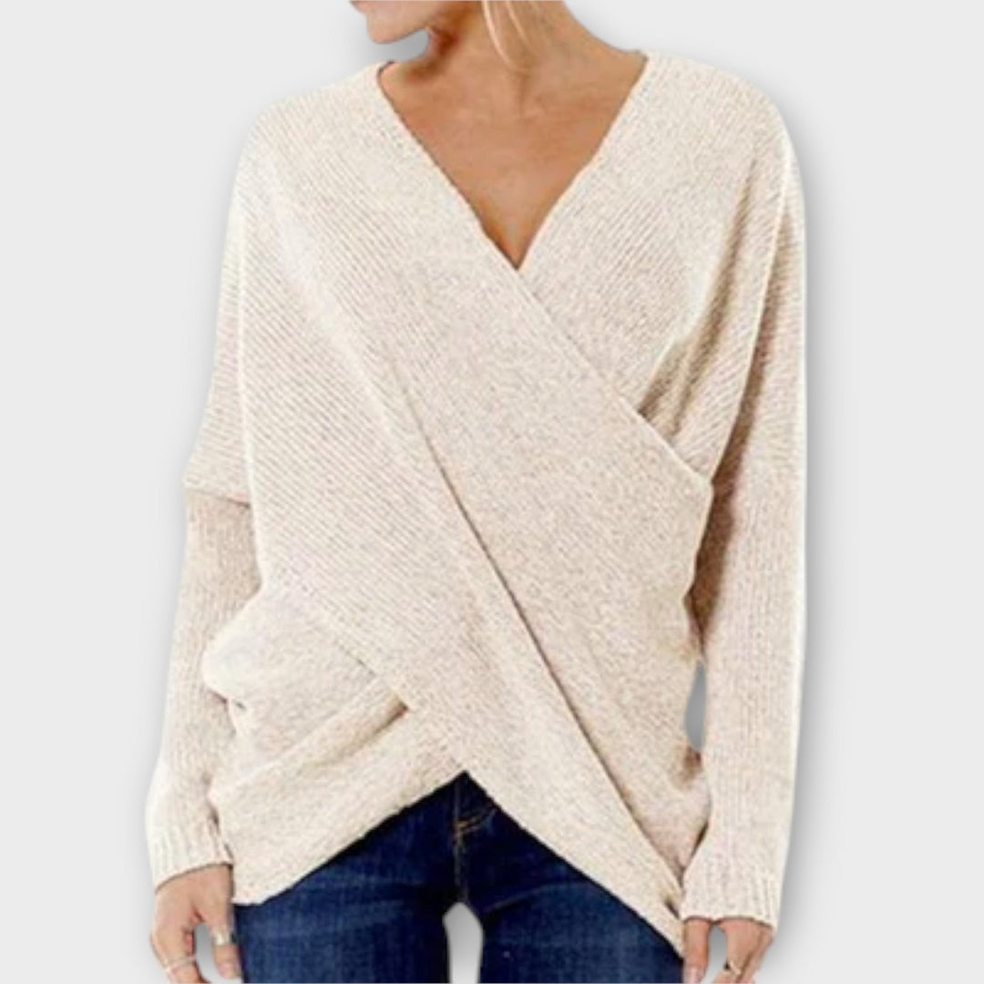 Heidi | Przeplatany sweter