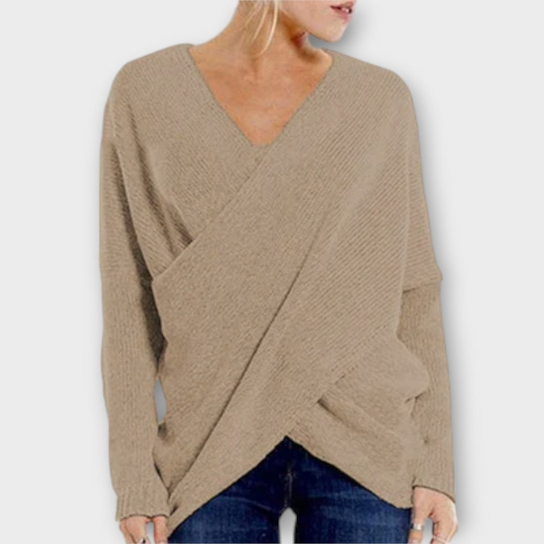Heidi | Przeplatany sweter
