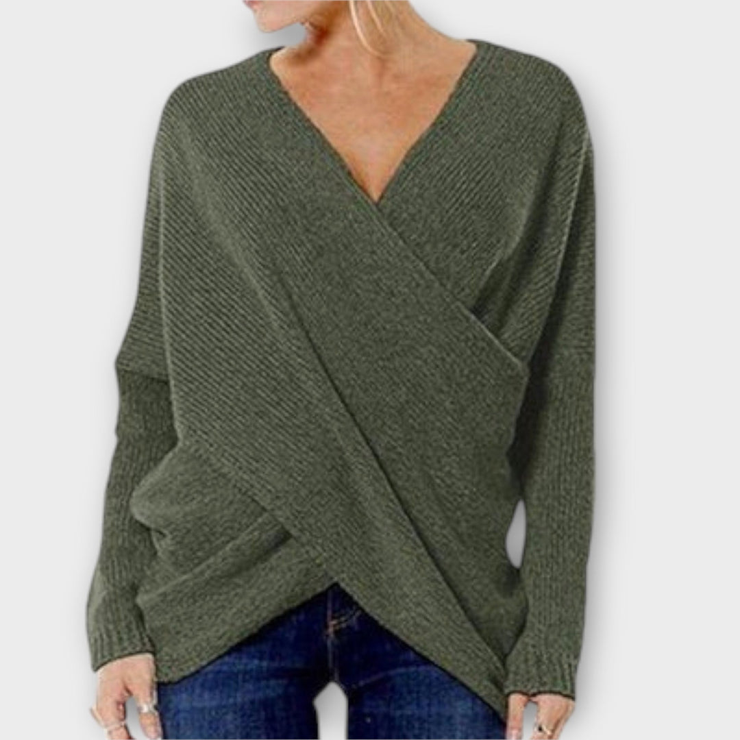 Heidi | Przeplatany sweter